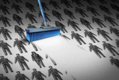 Image representing concept of employees being fired through Schedule F.
